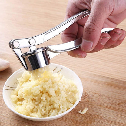 Premium Garlic Press – Stainless Steel Garlic Crusher & Ginger Mincer