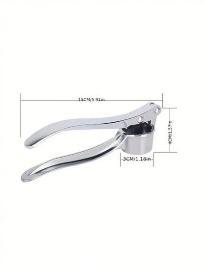 Premium Garlic Press – Stainless Steel Garlic Crusher & Ginger Mincer