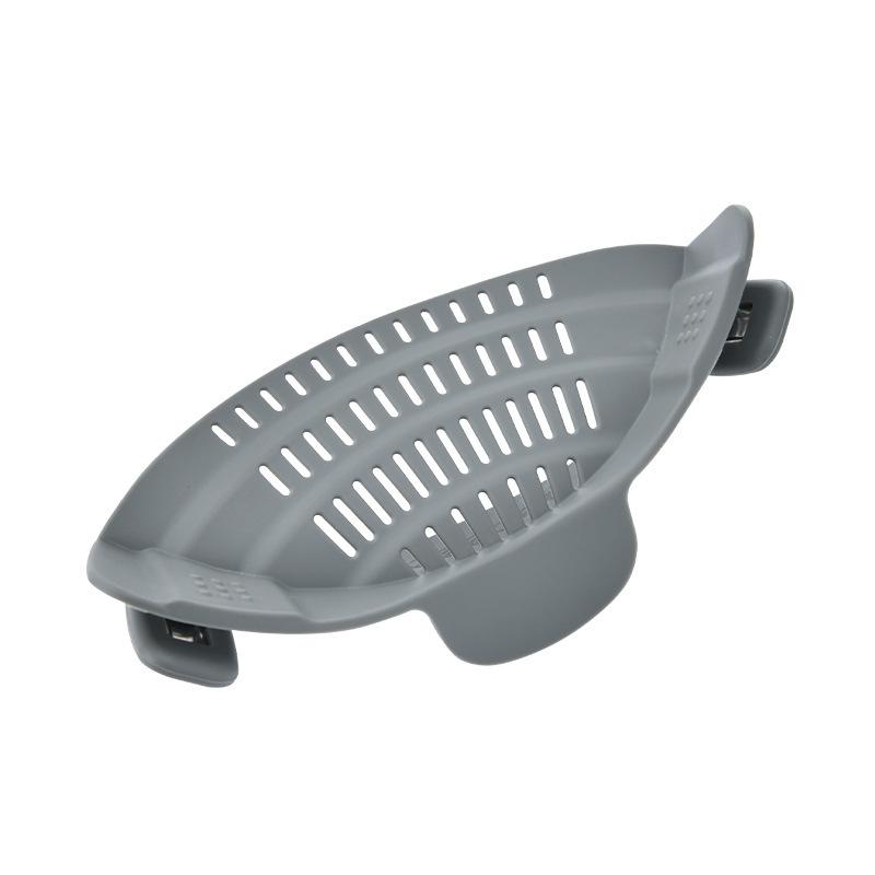 Adjustable Silicone Clip-On Strainer – Fits Pots, Pans & Bowls